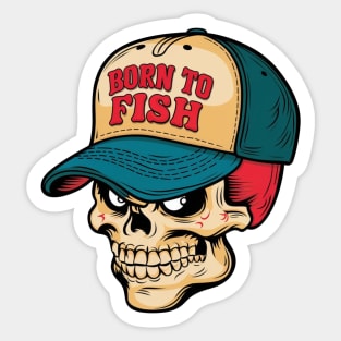 Born to Fish Sticker